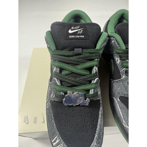 New Nike SB Dunk Low QS There Skateboards Shoes Mens Size 7.5 Black HF7743-001 - Picture 3 of 13